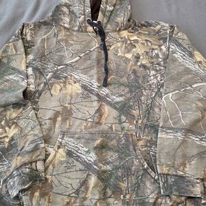 Realtree Men's Realtree Camo Pullover Hoodie - Green & Brown